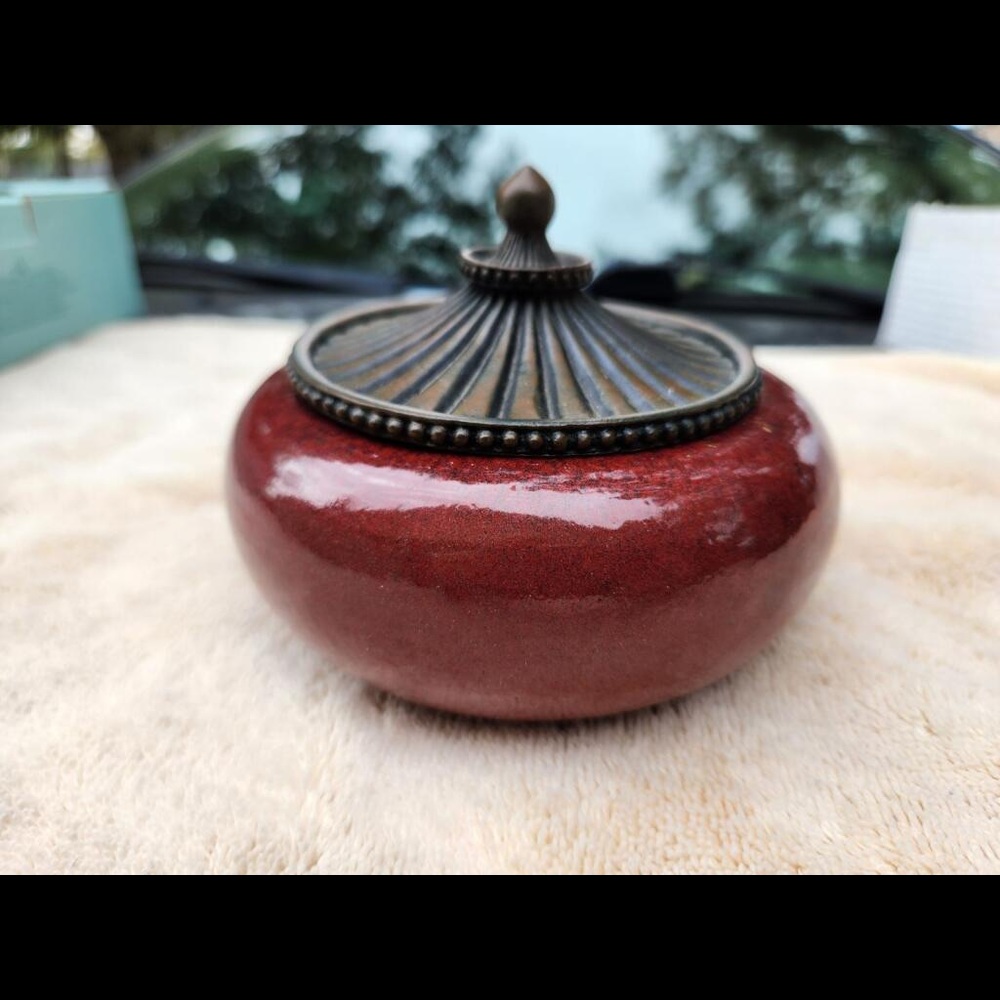 PartyLite set of 2 Moroccan Spice Small Covered Bowl in good condition
